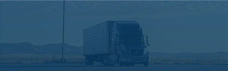 Photograph of a semi truck.