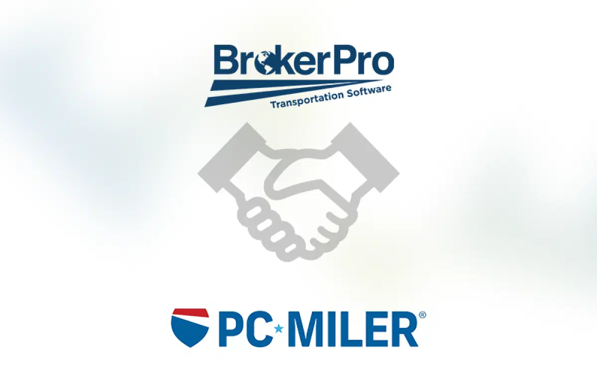 Graphic showing the PC Miler logo.