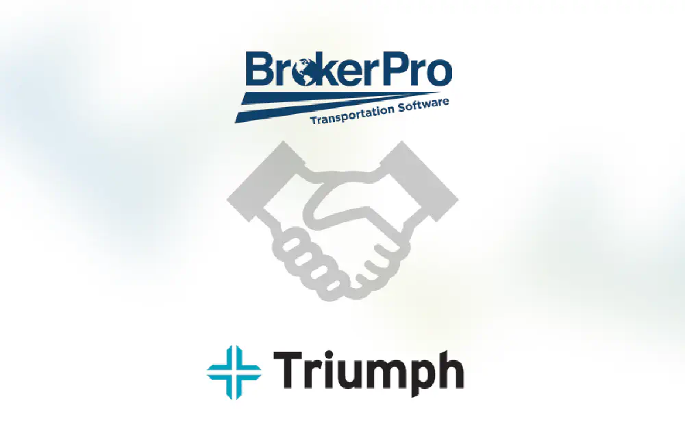 Graphic showing the Triumph logo.