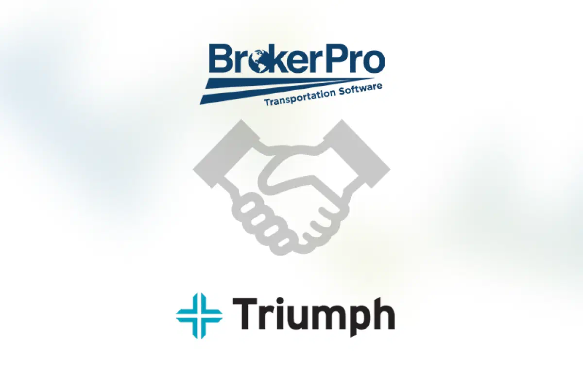 Graphic showing the Triumph logo.