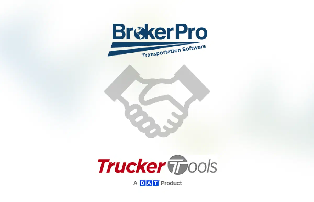 Graphic showing the Trucker Tools logo.