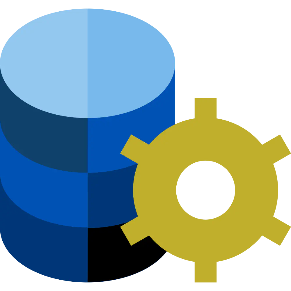 Database and gear graphic