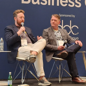 Photo of Josh Asbury and Reid Rogers the TIA Capital Ideas Conference.