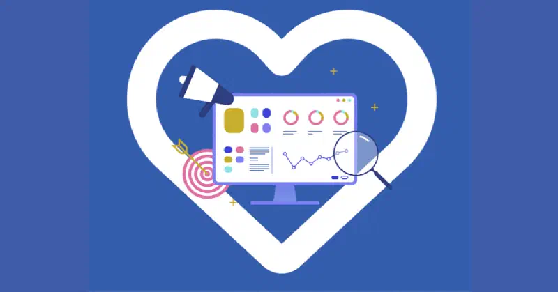 Graphic of a TMS with a heart.