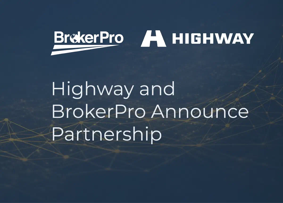 Image showing Highway and BrokerPro logos.