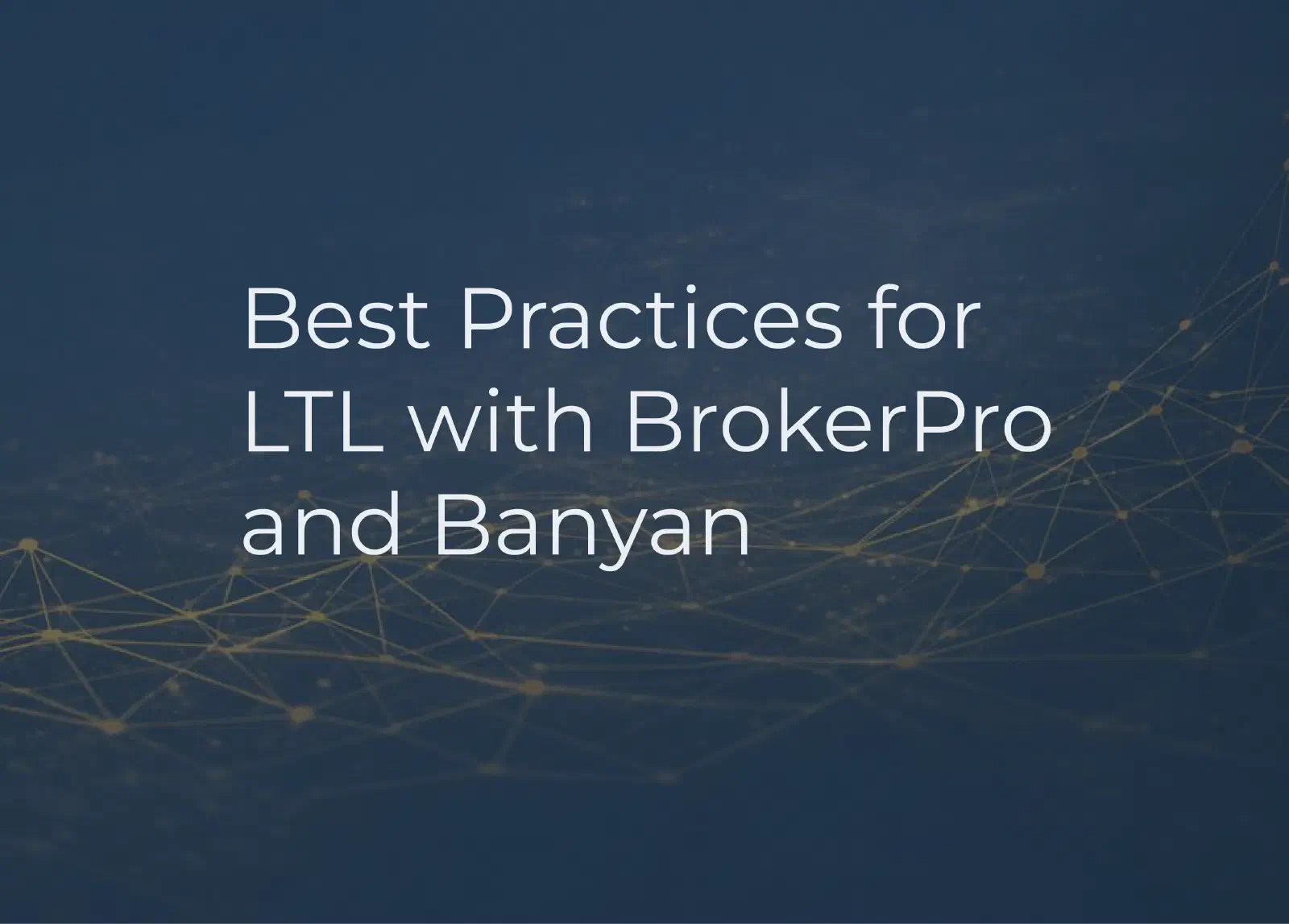 Graphic showing BrokerPro logo and the phrase LTL. Graphic showing BrokerPro logo and the phrase LTL.