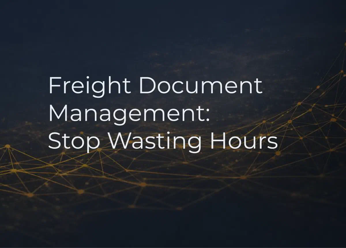BrokerPro freight brokerage document management workflow.