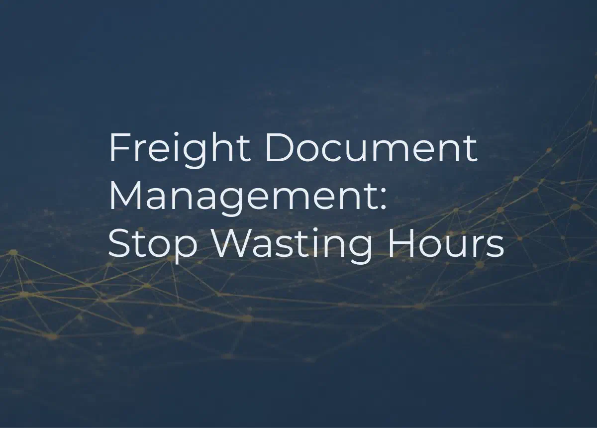 BrokerPro freight brokerage document management workflow.