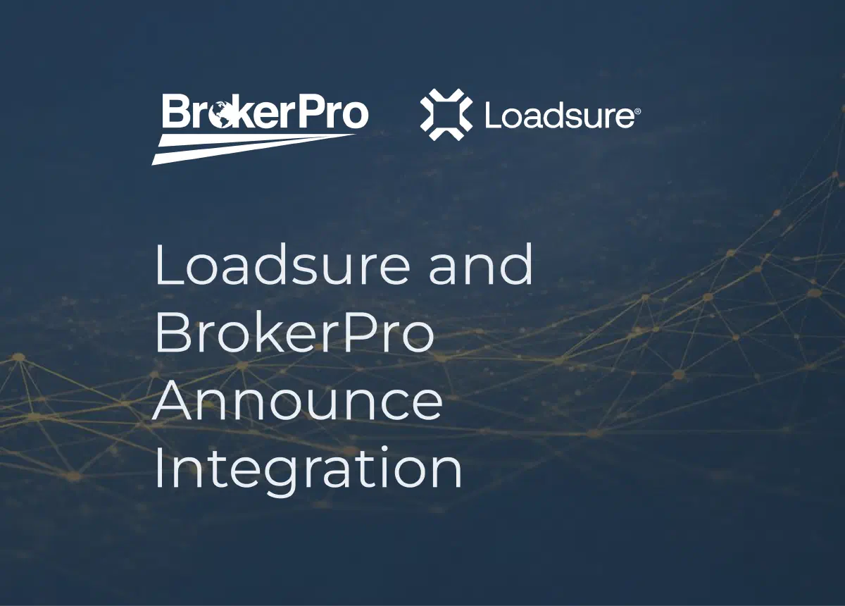 BrokerPro + Loadsure announcement header