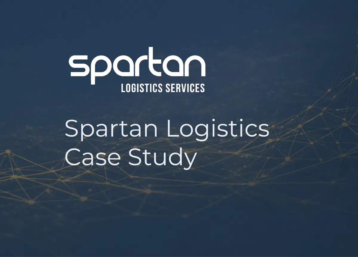 Spartan Logistics BrokerPro TMS Case Study graphic.